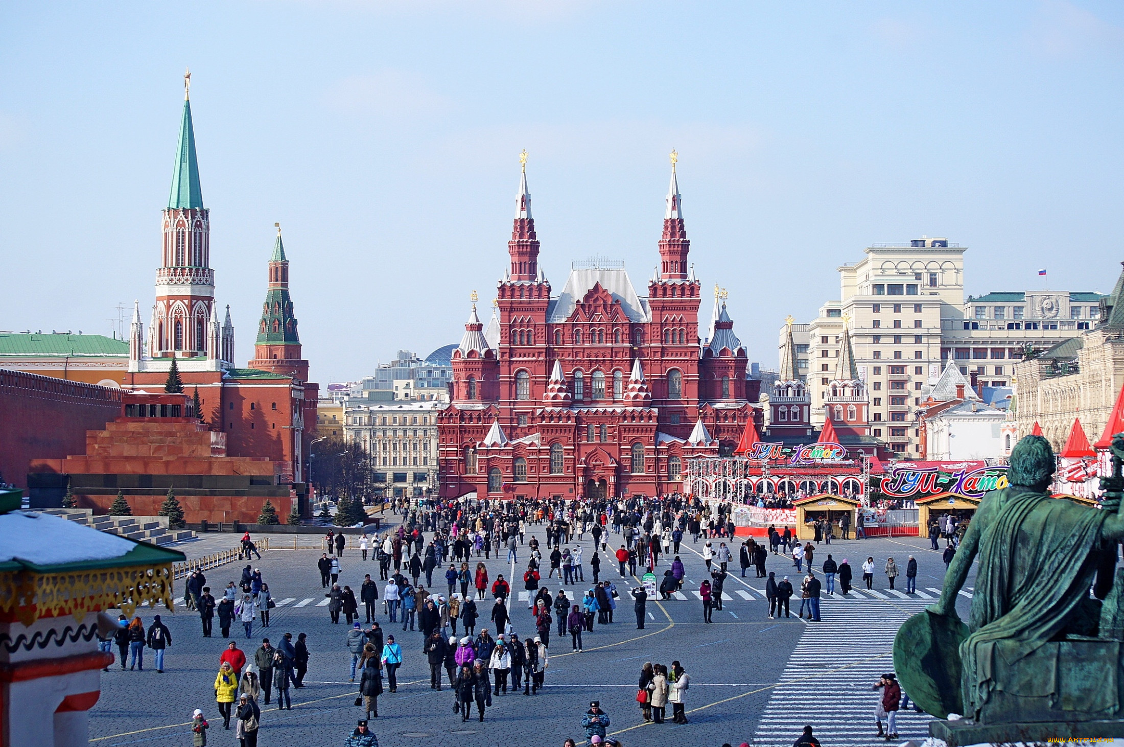 красная площадь в городе москва